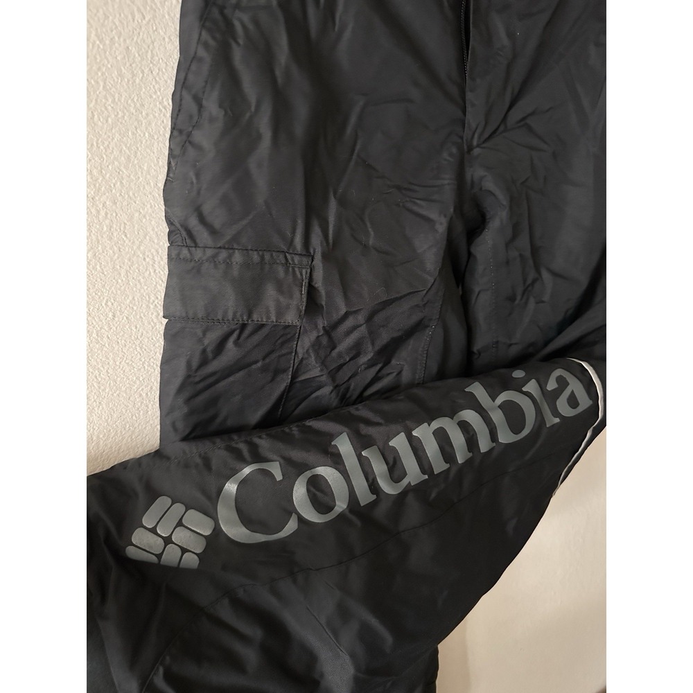 Columbia Bugaboo Kids Ski Snow Pants Small Black Omni-Tech Insulated Pant Grow